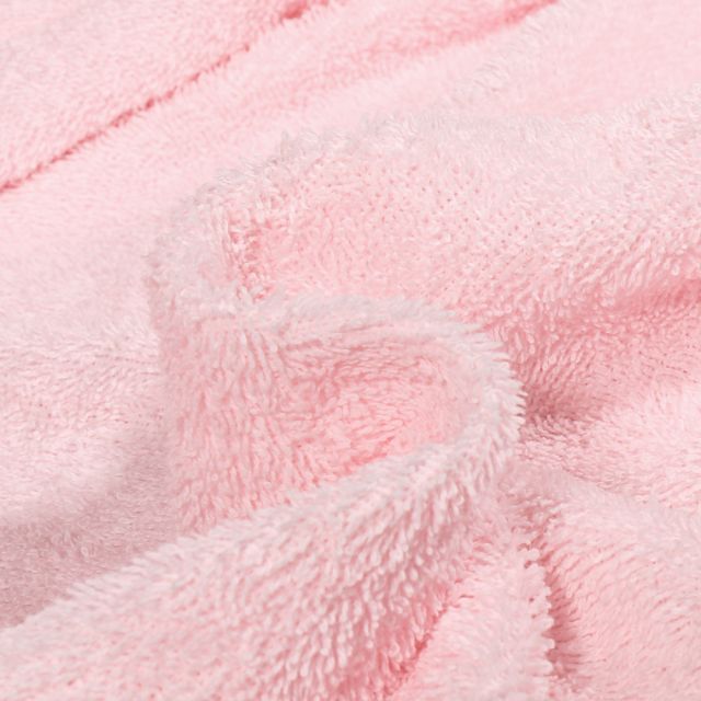 Tissu Eponge légère 320 g/m² Rose bébé