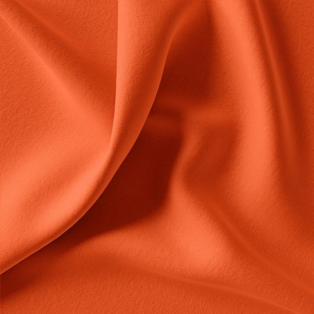 Tissu Jersey Coton uni Tangerine