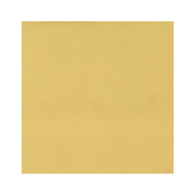 Coupon Simili cuir d'ameublement uni Jaune paille - 50 x 70 cm