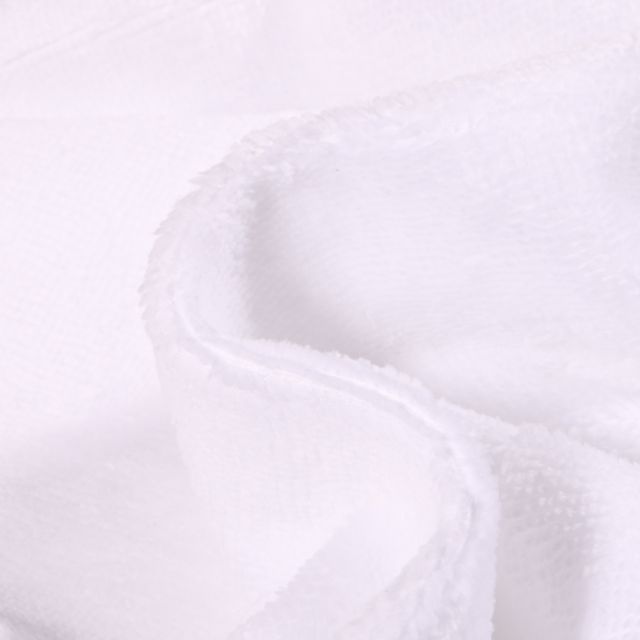Tissu Micro Éponge Bambou Téa Blanc