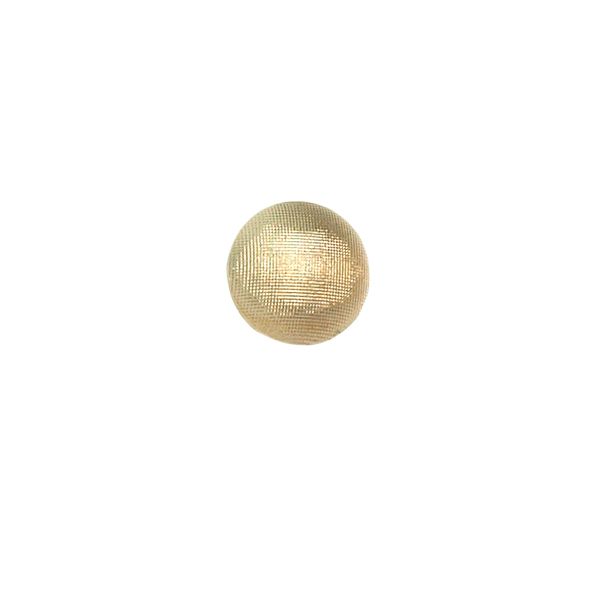 Bouton cuir demi-boule Blanc