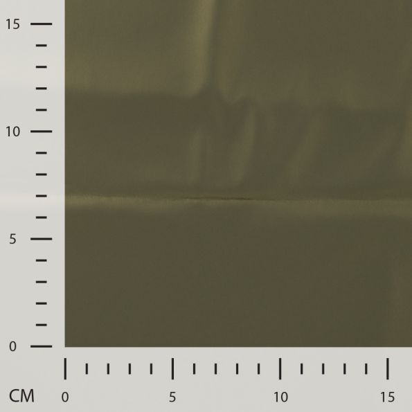 Tissu Imperméable métallisé uni Vert kaki - Par 10 cm