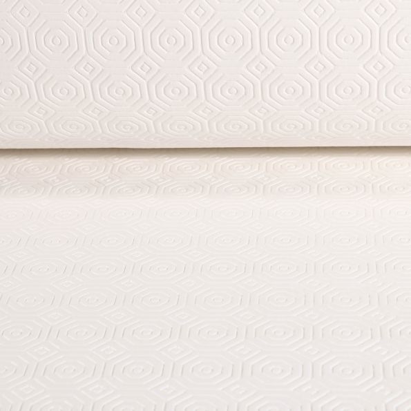 Venilia Sous-Nappe Bulgomme® Protège table, Polyester, Blanc