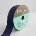 Bobinette Ruban Gros grain Frou-Frou Navy - 16 mm x 6 mètres