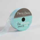 Bobinette Ruban Organza Frou-Frou Céladon - 16 mm x 8 mètres