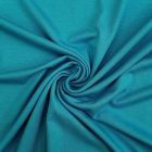 Tissu Jersey Viscose uni bleu turquoise x10cm