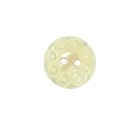 Bouton Victoria spirale fantaisie 15 mm - Ecru