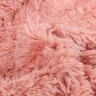 Tissu Fausse fourrure long poil Rebeka Rose