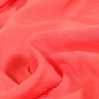 Tissu Viscose Lin Uni Lino sur fond Corail