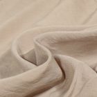 Tissu Viscose Lin Uni Lino sur fond Beige