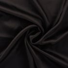 Tissu Satin de Viscose uni Noir