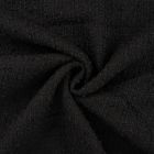 Tissu Bouclette Coco uni Noir