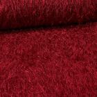 Tissu Fausse fourrure long poils Gloria Bordeaux - Par 10 cm