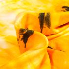 Tissu Jersey Viscose  Tye and dye Dorina sur fond Jaune