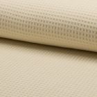 Tissu Nid d'abeille Beige sable x10cm