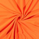 Tissu Jersey Coton uni Orange - Par 10 cm