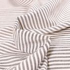 Tissu Viscose de coton Ruth sur fond Gris